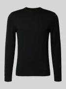 MCNEAL Strickpullover aus Baumwoll-Kaschmir-Mix mit Rundhalsausschnitt...