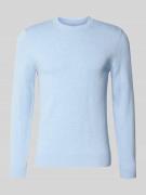 MCNEAL Strickpullover aus Baumwoll-Kaschmir-Mix mit Rundhalsausschnitt...