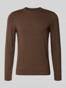 MCNEAL Strickpullover aus Baumwoll-Kaschmir-Mix mit Rundhalsausschnitt...