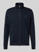 Christian Berg Men Regular Fit Sweatjacke mit Stehkragen in Marine, Gr...