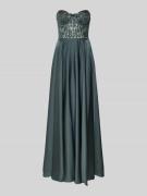 Laona Abendkleid mit Herz-Ausschnitt in Graphit, Größe 32