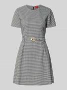 HUGO Tailliertes Etuikleid aus Viskose-Mix Modell 'KIMISE' in Black, G...