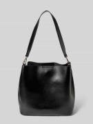 Seidenfelt Handtasche mit Schulterriemen Modell 'ALUNDA HOBO' in Black...