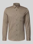 Matinique Freizeithemd mit Knopfleiste Modell 'trostol' in Stein, Größ...