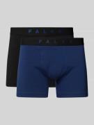 Falke Trunks mit elastischem Logo-Bund im 2er-Pack in Blau, Größe L