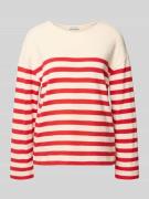 Marc O'Polo Regular Fit Strickpullover aus reiner Baumwolle in Rot, Gr...