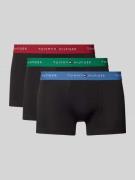 Tommy Hilfiger Slim Fit Trunks aus Baumwoll-Mix im 3er-Pack in Rot, Gr...