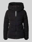 khujo Steppjacke mit Kapuze in Black, Größe L