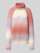 Smith and Soul Loose Fit Rollkragenpullover mit Woll-Anteil in Flieder...