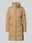 Lauren Ralph Lauren Steppmantel mit Stehkragen in Camel, Größe L