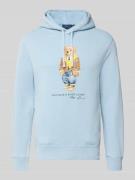 Polo Ralph Lauren Hoodie mit Kapuze in Hellblau, Größe L