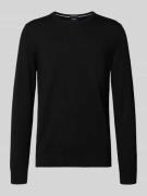 JOOP! Collection Strickpullover mit gerippten Abschlüssen Modell 'Denn...