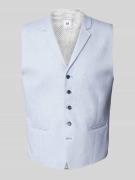 ATELIER TORINO Weste mit Knopfleiste in Hellblau, Größe 48