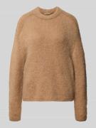 Smith and Soul Strickpullover mit Woll-Anteil in Camel, Größe L