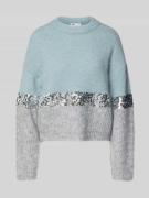 Only Relaxed Fit Strickpullover mit Woll-Anteil Modell 'MAINE' in Schi...