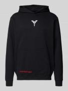 CARLO COLUCCI Hoodie mit Kapuze in Black, Größe L