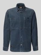 camel active Regular Fit Freizeithemd in Cord-Optik in Petrol, Größe L