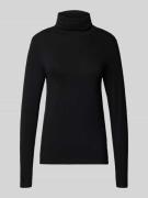 FREE/QUENT Longsleeve mit Rollkragen Modell 'Liana' in Black, Größe XS