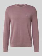 Marc O'Polo Regular Fit Strickpullover aus reiner Baumwolle in Altrosa...