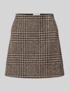 Marc O'Polo Slim Fit Mini-Rock aus Woll-Mix in Mittelbraun, Größe 40