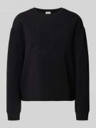s.Oliver RED LABEL Regular Fit Sweatshirt aus Modal-Mix in BLACK, Größ...