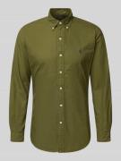 Polo Ralph Lauren Freizeithemd mit Knopfleiste in Oliv, Größe L