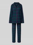 Happy Shorts Pyjama mit Reverskragen Modell 'XMAS' in Marine, Größe XX...
