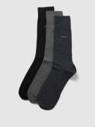 BOSS Socken mit Label-Detail im 3er-Pack in Black, Größe 39-42