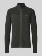 PME Legend Strickjacke mit Reißverschluss in Oliv, Größe L
