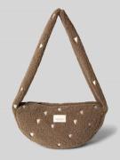 STUDIO NOOS Shoulder Bag aus Teddyfell Modell 'Hearts' in Mittelbraun,...
