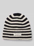 Marc O'Polo Mütze aus reiner Schurwolle in Blau, Größe 1