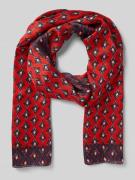 Marc Cain Schal aus reiner Seide in Rot, Größe 1