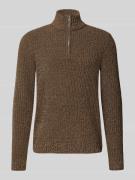 Only & Sons Regular Fit Troyer mit kurzem Reißverschluss Modell 'JOIN'...