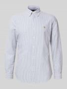 Polo Ralph Lauren Freizeithemd mit Knopfleiste in Dunkelbraun, Größe L