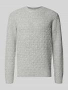 Jack & Jones Premium Regular Fit Strickpullover mit Woll-Anteil Modell...