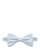 Blick Fliege aus reiner Seide in Bleu, Größe 1