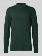 RAGMAN Longsleeve mit gerippten Abschlüssen in Bottle, Größe L