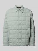 Calvin Klein Jeans Steppjacke mit Druckknopfleiste in Stein, Größe S