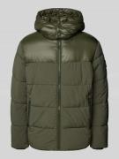 JOOP! Jeans Steppjacke mit Stehkragen in Oliv, Größe 54