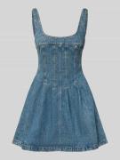 Tommy Jeans Tailliertes Freizeitkleid aus reiner Baumwolle in Jeansbla...