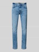 BOSS Orange Slim Fit Jeans aus Baumwoll-Mix Modell 'DELAWARE' in Hellb...