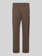 Pegador Sweathose mit elastischem Bund in Dunkelbraun, Größe L