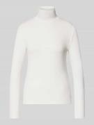 Someday Longsleeve mit Stehkragen Modell 'Kirosie' in Offwhite, Größe ...