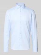 SEIDENSTICKER Slim Fit Business Hemd aus Baumwolle mit Kentkragen in B...
