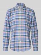 Polo Ralph Lauren Freizeithemd mit Label-Stitching in Pink, Größe L