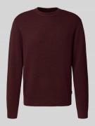 Jack & Jones Premium Strickpullover mit gerippten Abschlüssen Modell '...