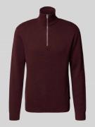 Jack & Jones Premium Strickpullover mit gerippten Abschlüssen Modell '...