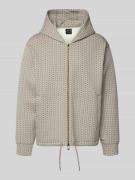 ARMANI EXCHANGE Sweatjacke mit Zweiwege-Reißverschluss und Tunnelzug i...