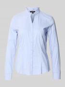 More & More Bluse mit Stehkragen in Hellblau, Größe 38