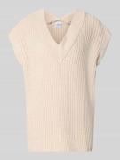 VILLA SOPHIE Loose Fit Pullunder mit Woll-Anteil Modell 'NOLA' in Beig...